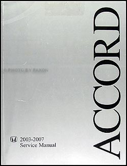 2004 accord service manual